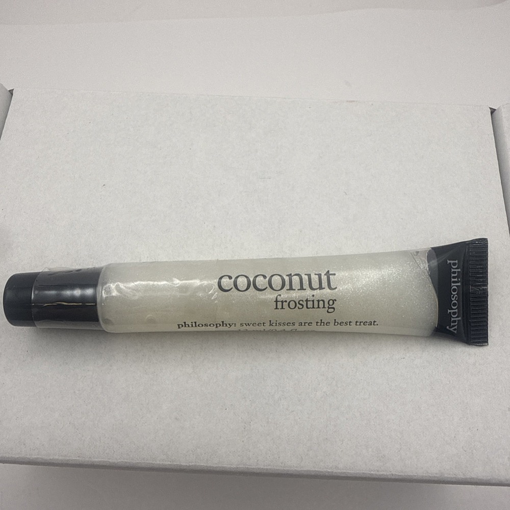 Philosophy Coconut Frosting High-Gloss Lip Shine 0.4oz/12ml New Sealed